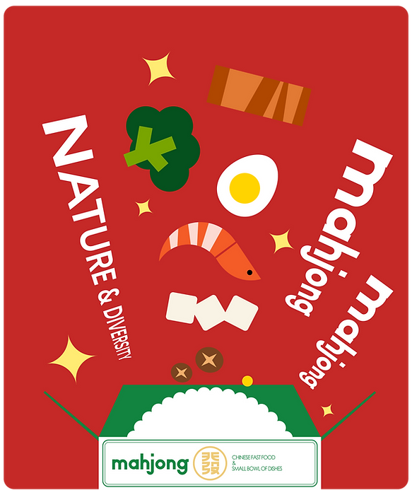 Mahjong: Nature & Diversity ingredients fall into a box